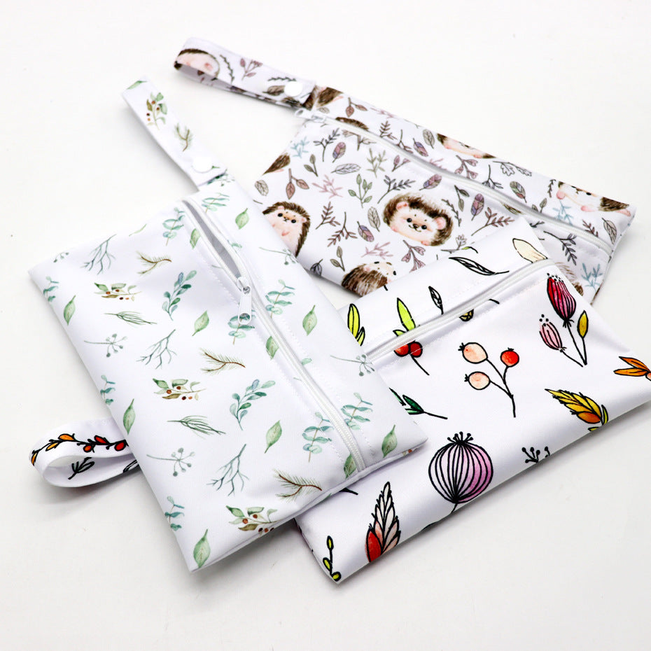 Conjunto de 3 Sacos Organizadores Multifuncionais para Fraldas de Bebé