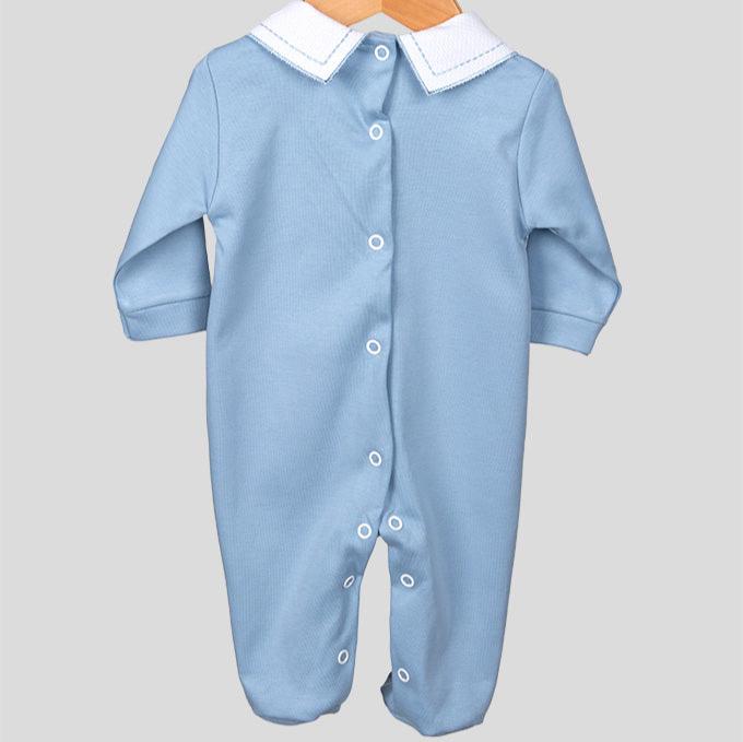 Babygrow Algodão Peito Bordado Menino