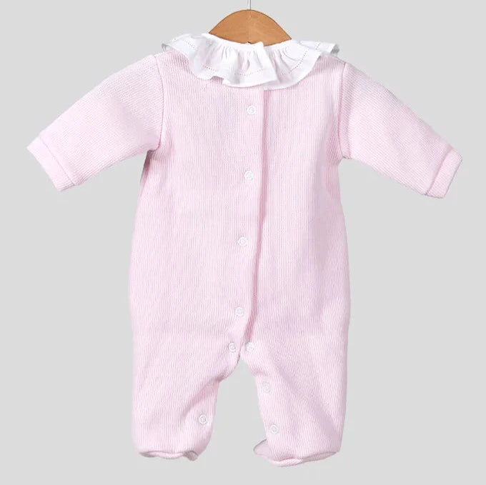 Babygrow Malha Cardado Bebé Menina