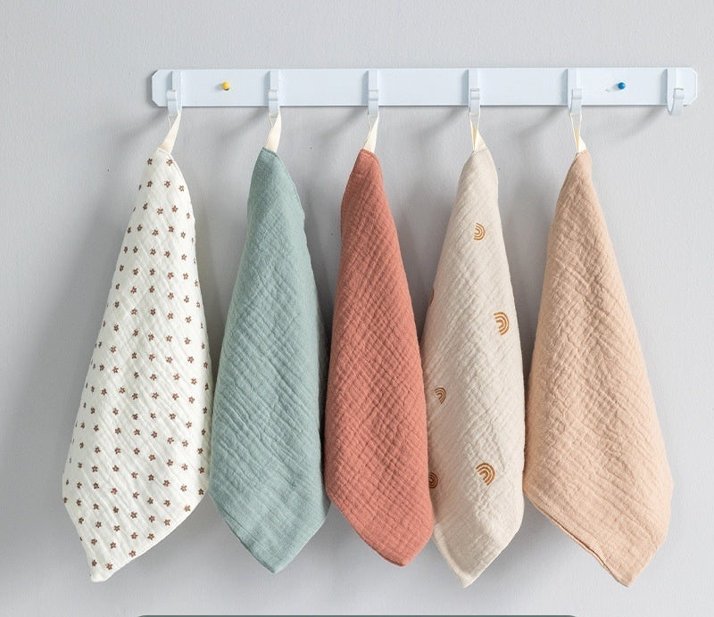 Fraldas de Algodão com 4 Camadas para Bebé – Pack de 5 Unidades