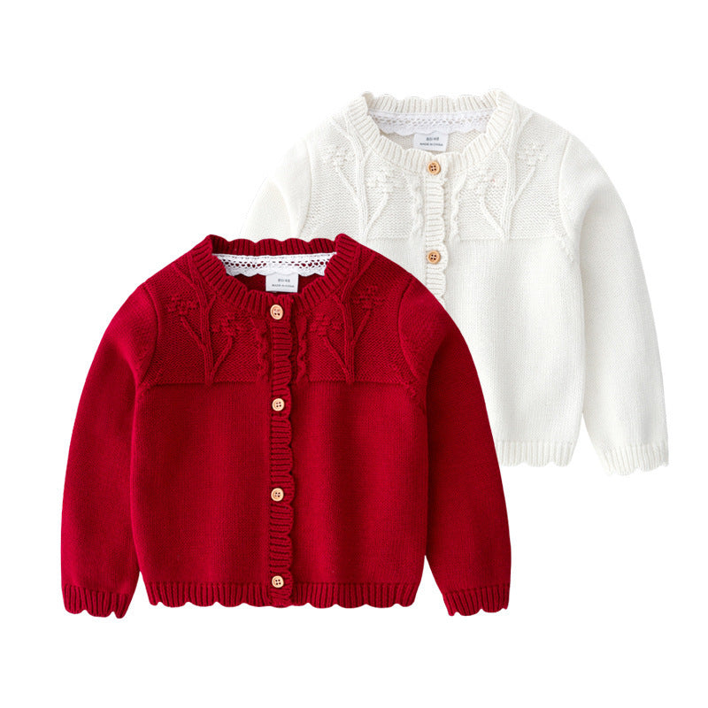 Cardigan de Malha para Crianças