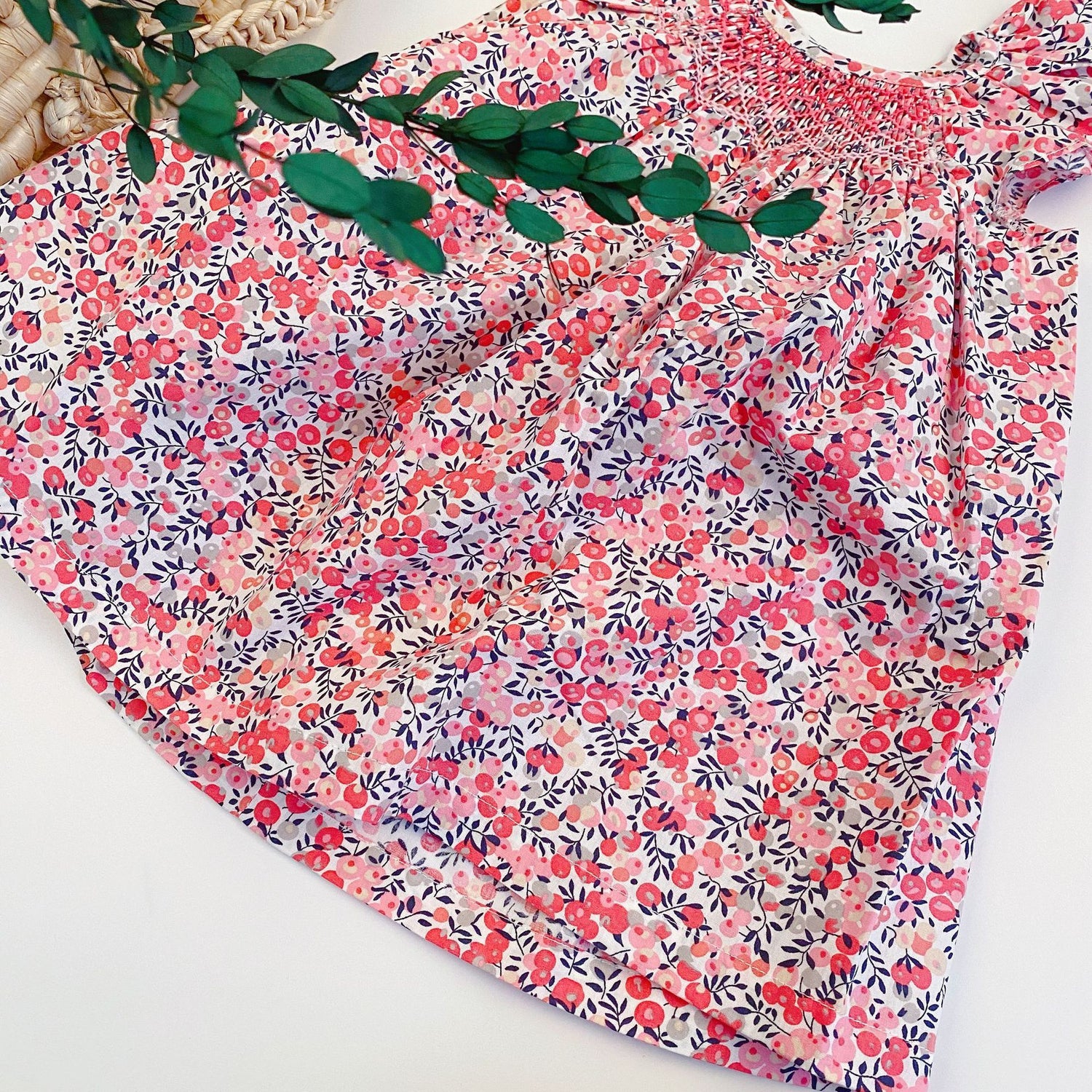 Vestido de Alças Floral para Menina de Verão