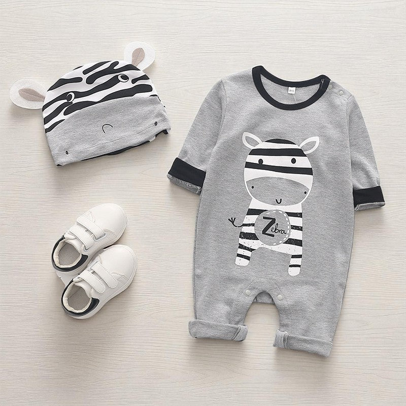 Babygrow de Algodão com Gorro