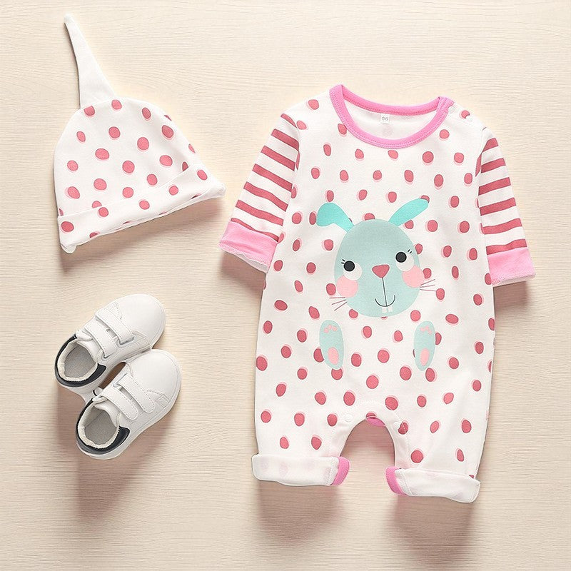 Babygrow de Algodão com Gorro