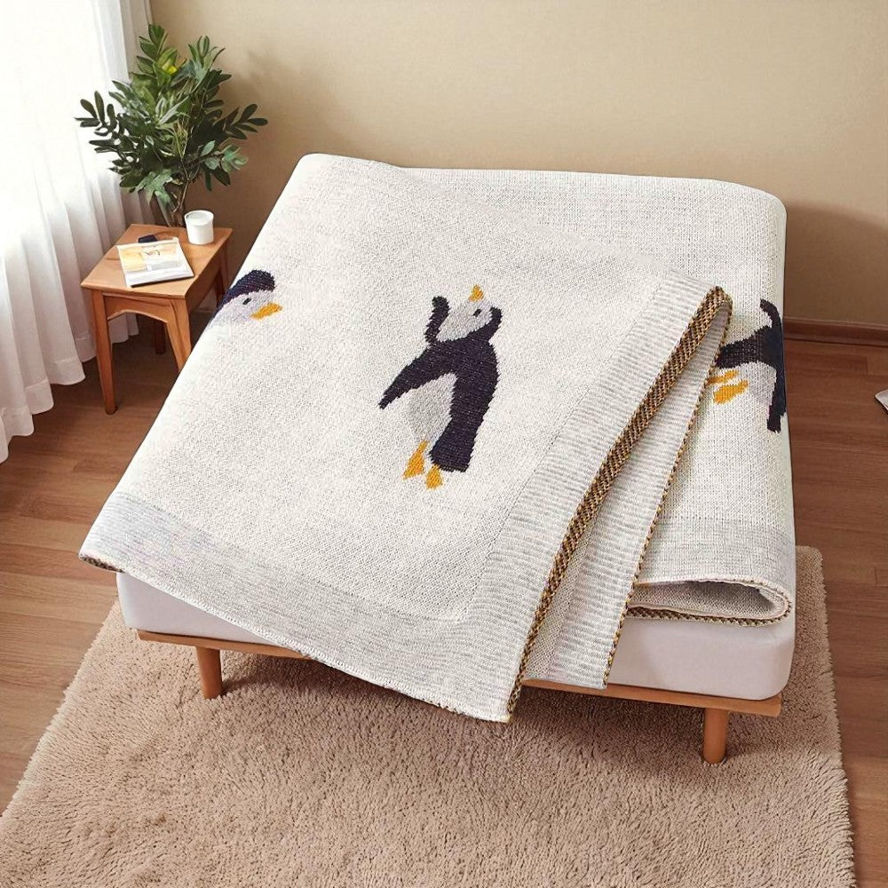 Manta de Pinguim para Carrinho de Bebé