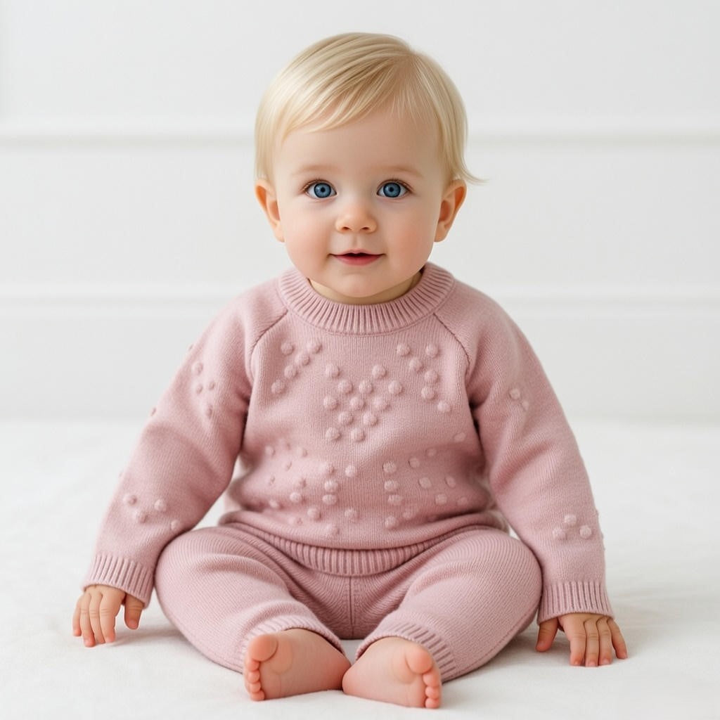 Conjunto Infantil em Malha – Camisola e Calças