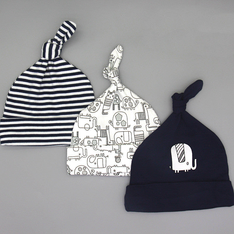 Conjunto de 3 Gorros de Bebé