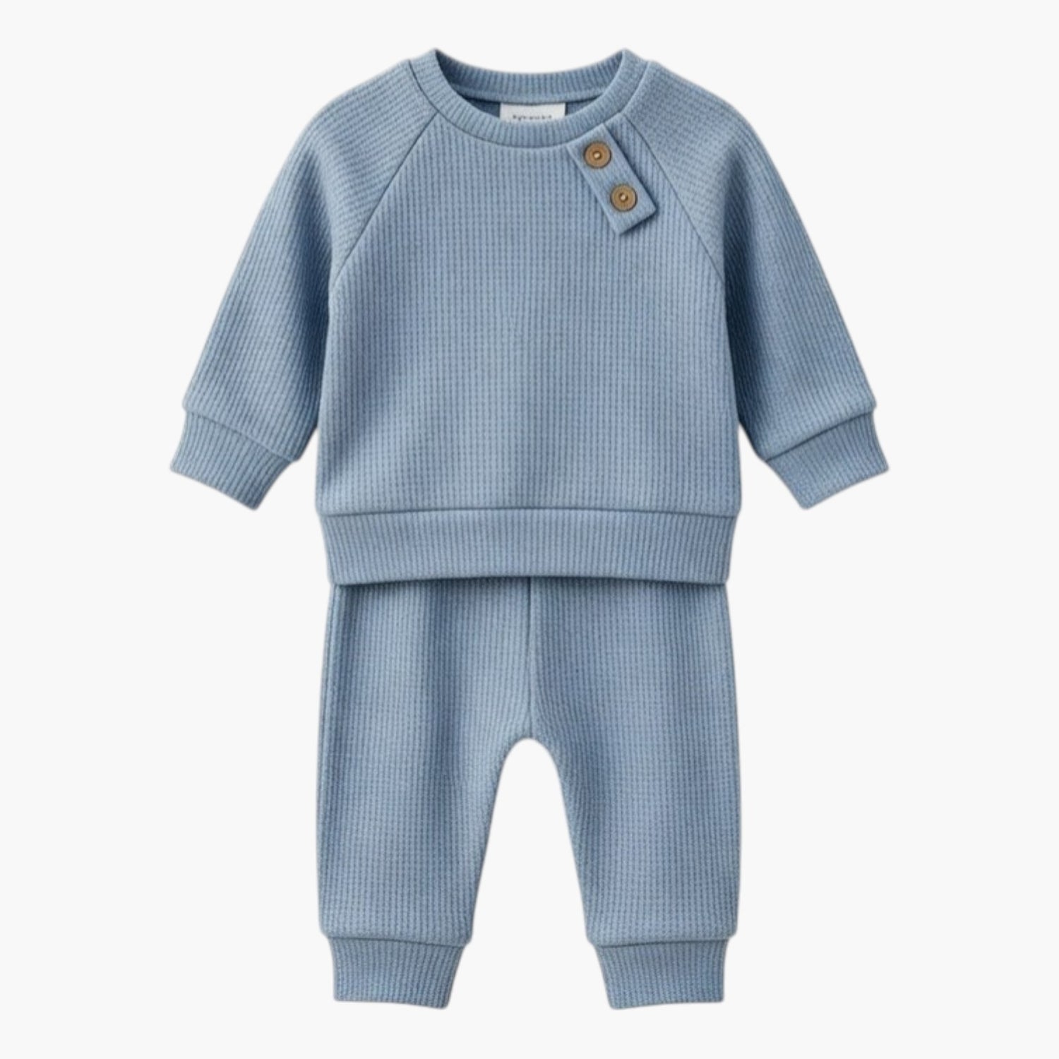 Conjunto de Bebé em Cor Lisa – Camisola e Calças