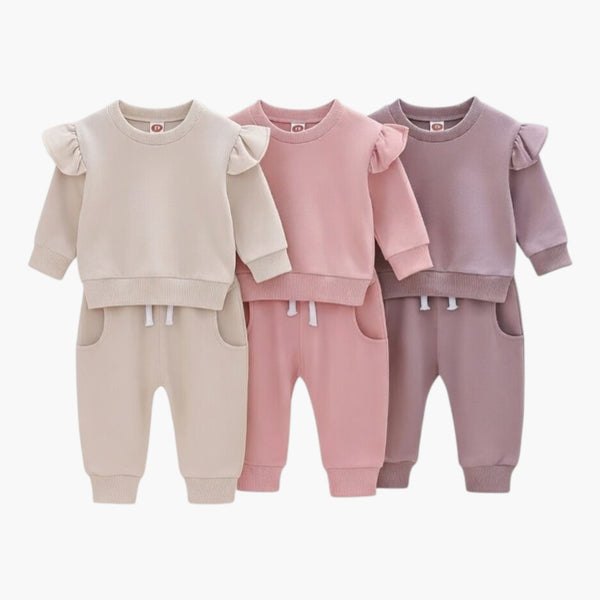 Conjunto de Camisola e Calças de Manga Comprida