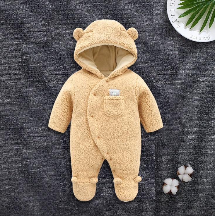 Macacão de Inverno Acolchoado para Bebé