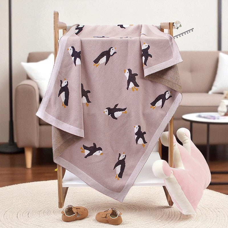 Manta de Pinguim para Carrinho de Bebé