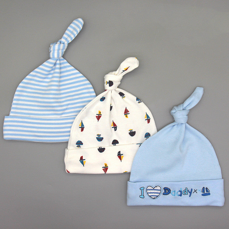 Conjunto de 3 Gorros de Bebé