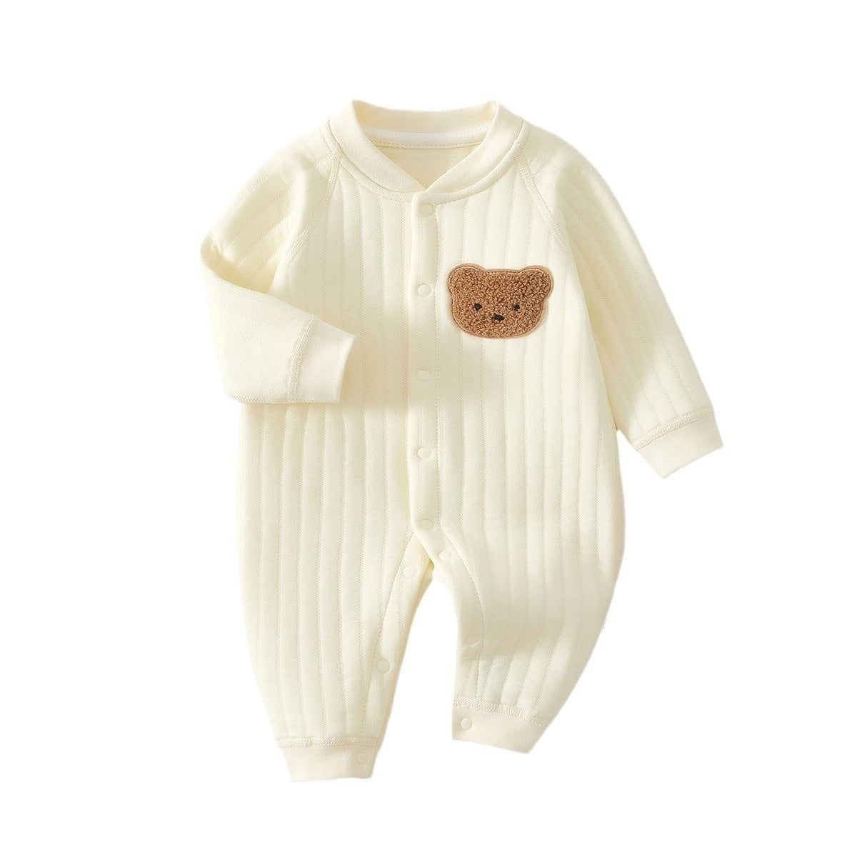 Babygrow de Algodão para Bebé com Manga Comprida