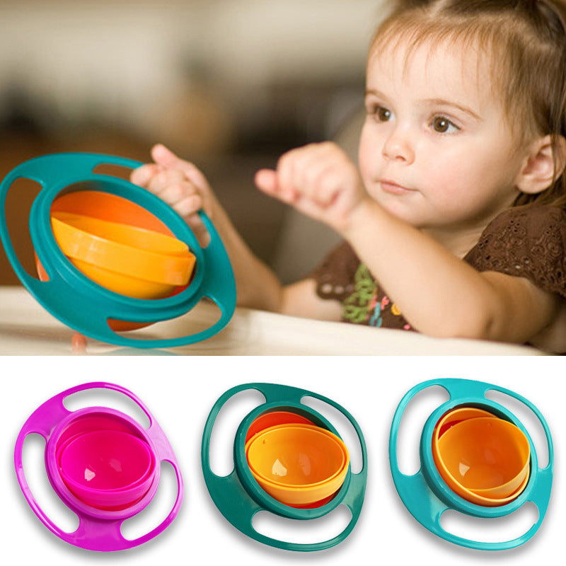 Taça Infantil Universal Rotativa 360° – Design Antiderrame