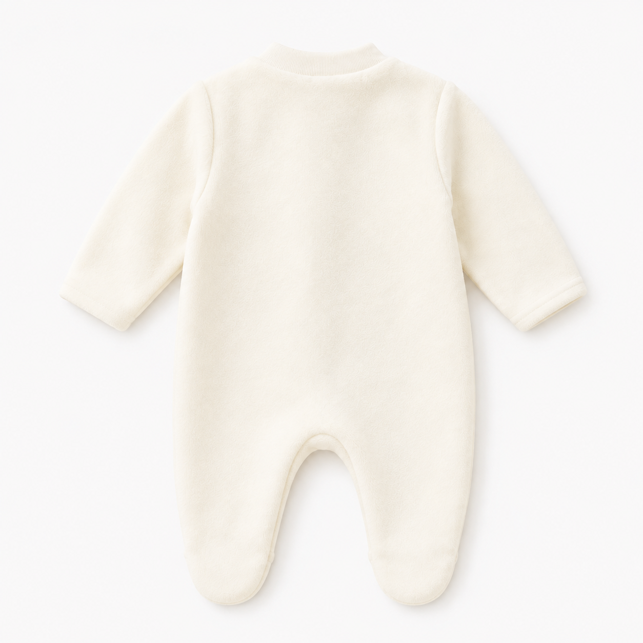 Babygrow de Bebé Elegance Off Wite com Detalhes em Renda
