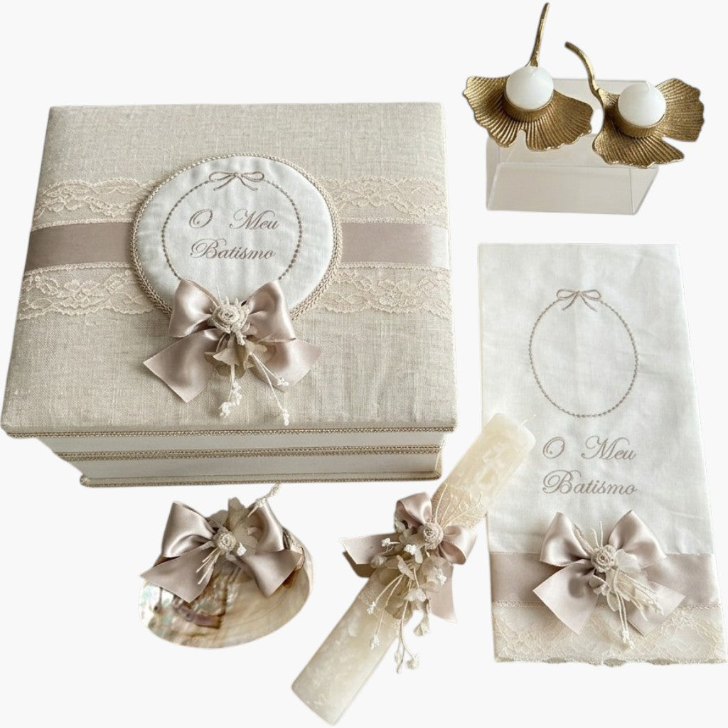 Conjunto Batizado Personalizado Elegância Clássica