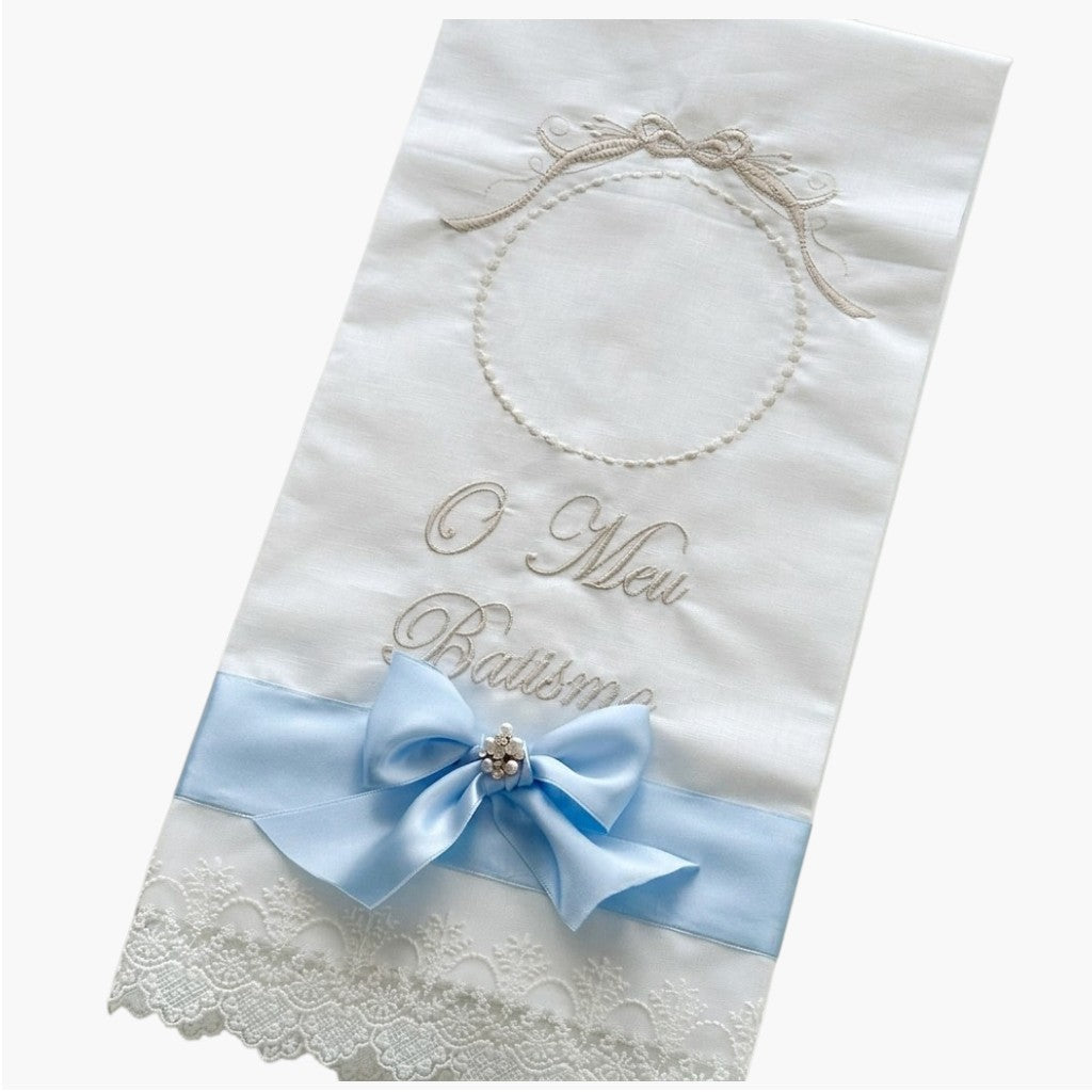 Conjunto de Batismo Azul Elegance Um Clássico Intemporal para um Dia Único