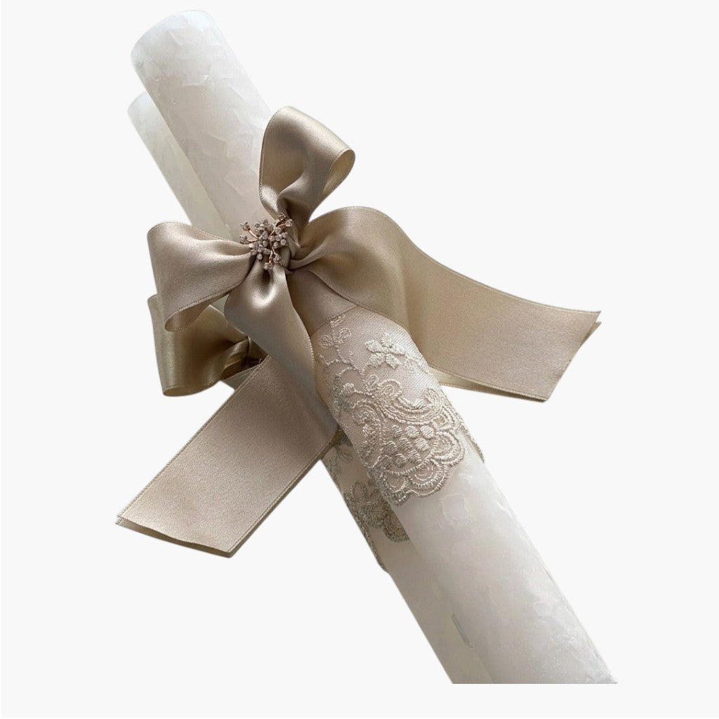Vela de Batismo Dourado Elegance o Detalhe Perfeito para um Momento Sagrado