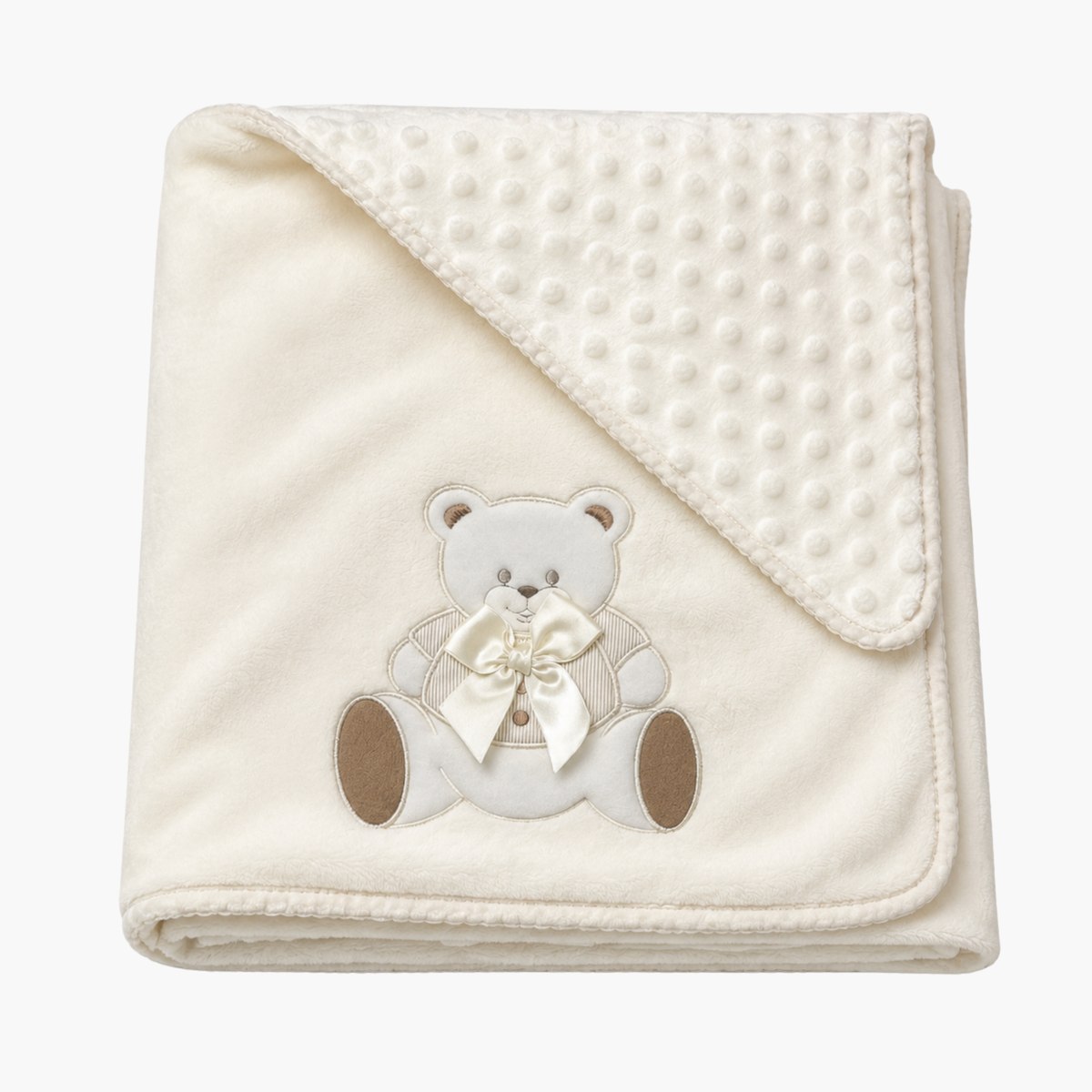 Manta de Bebé Teddy Dreams com Ursinho Pérola