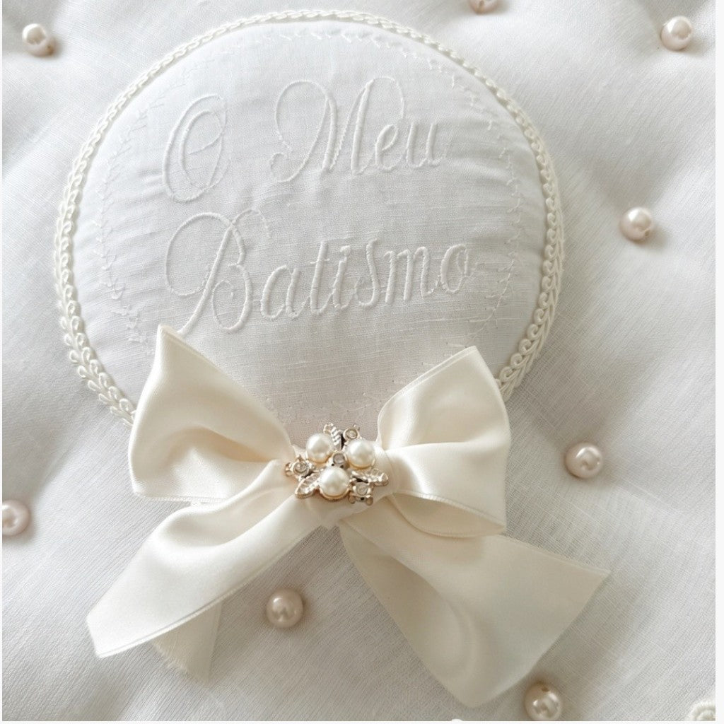 Caixa de Batismo Luxury Pearl – Elegância Exclusiva para Guardar Memórias Inesquecíveis