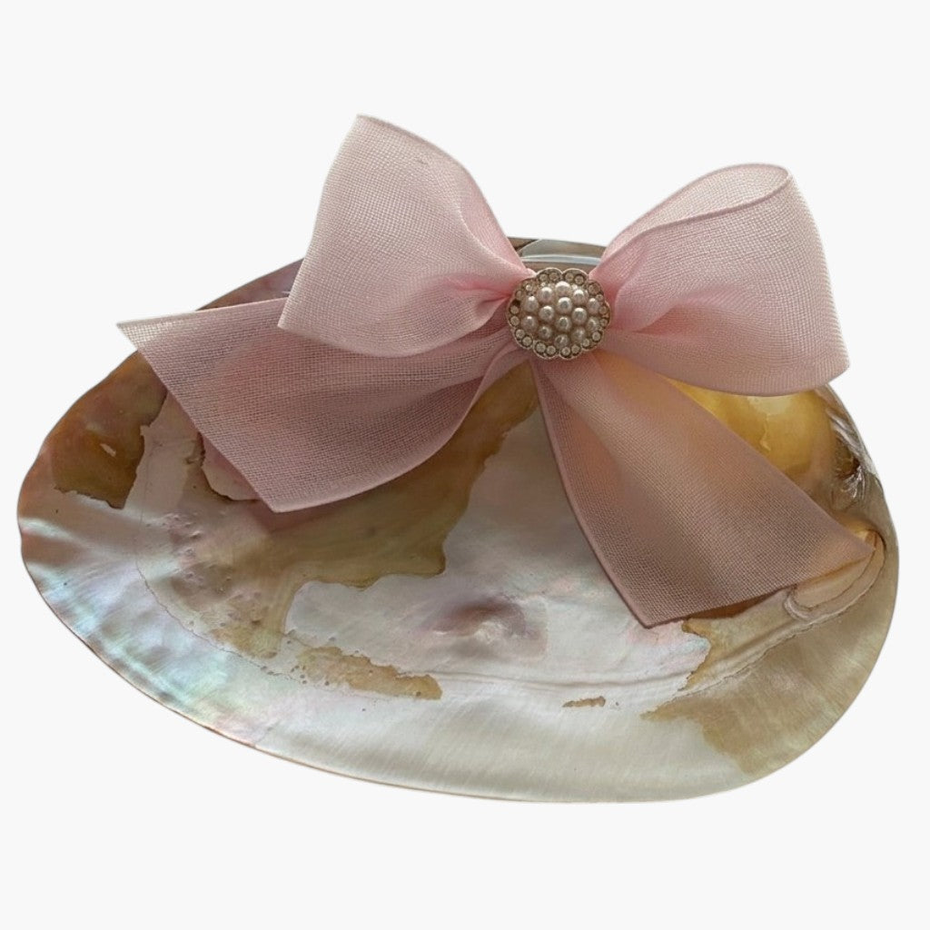 Concha Natural Decorativa para Batismo Rosa Pérola Delicadeza e Elegância Intemporal