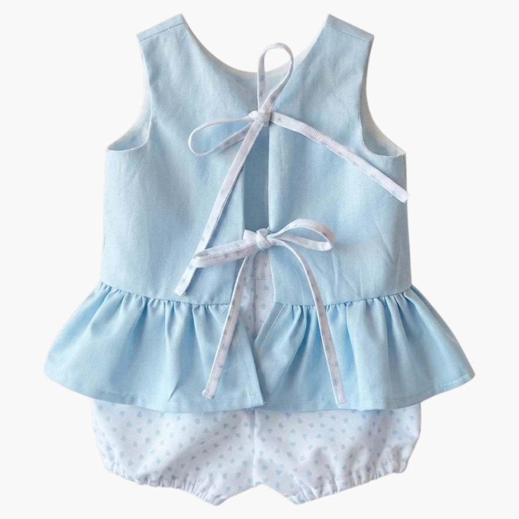 Conjunto Encanto Azul Bebé Elegância e Delicadeza para os Primeiros Momentos