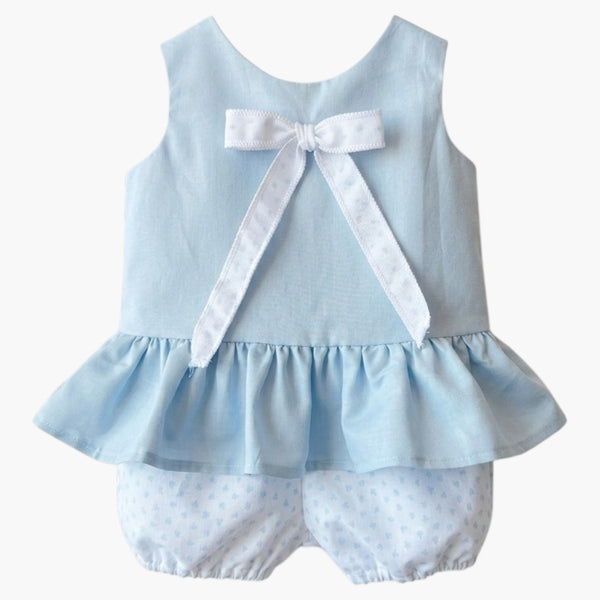 Conjunto Encanto Azul Bebé Elegância e Delicadeza para os Primeiros Momentos