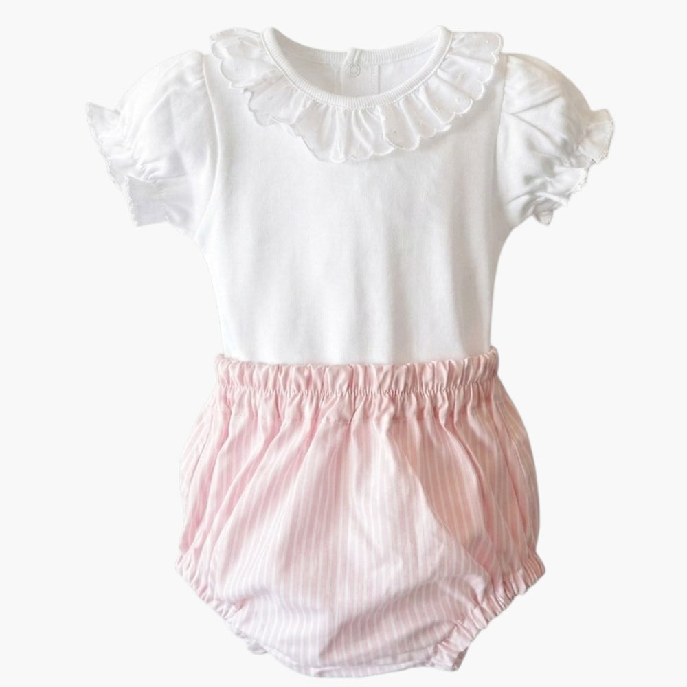 Conjunto Doce Encanto Rosa Elegância e Conforto para o Teu Bebé