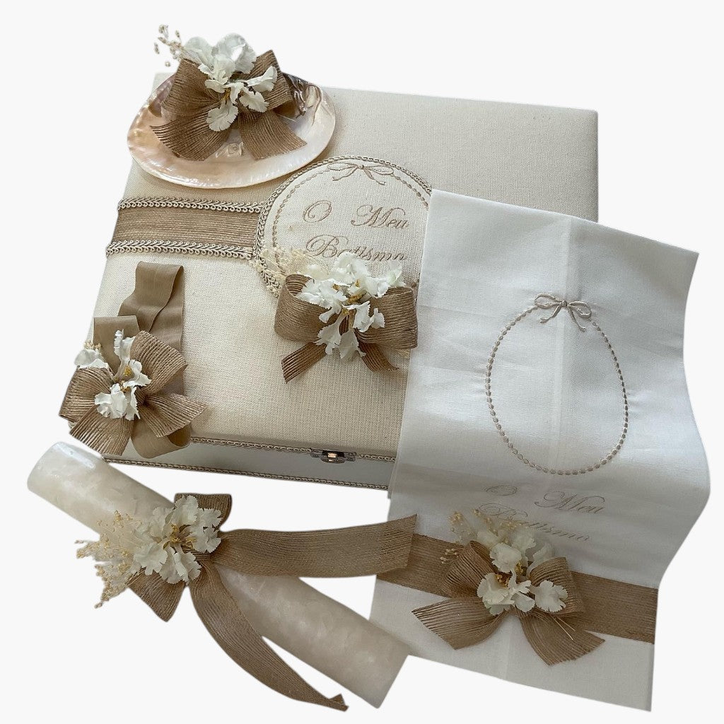 Conjunto de Batismo Elegance Natural