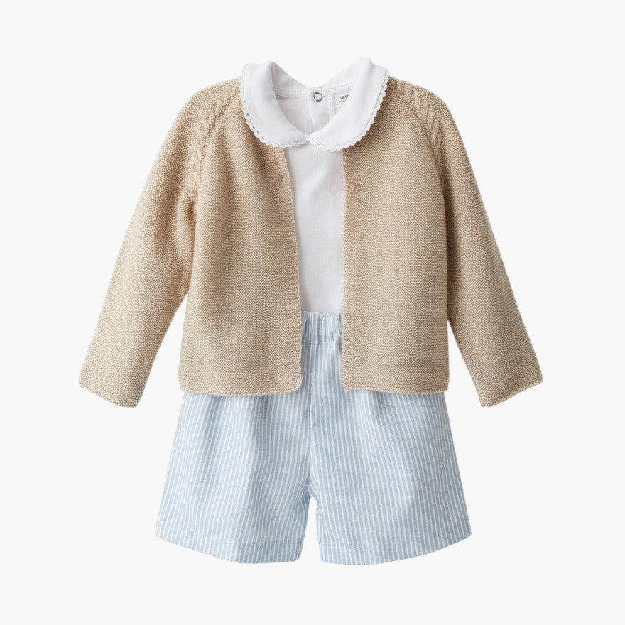 Conjunto de Bebé 3 Peças em Algodão