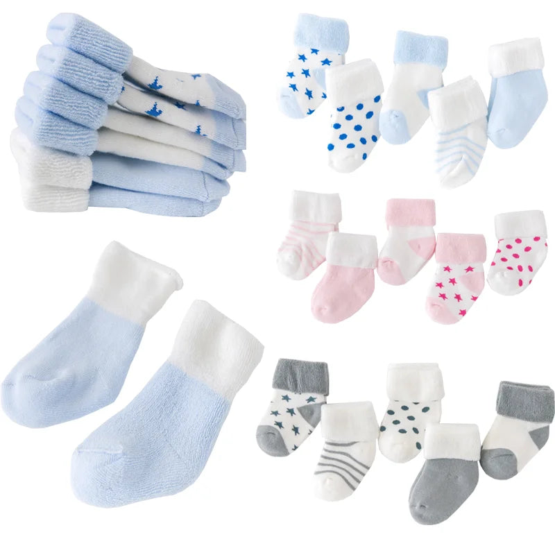 5 Pares de Meias Infantis