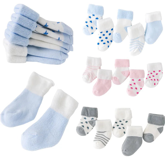 5 Pares de Meias Infantis