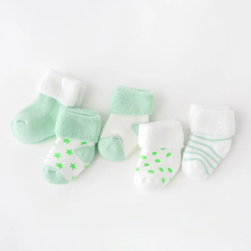 5 Pares de Meias Infantis