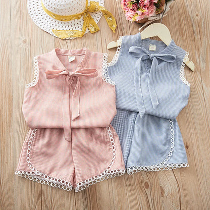 Conjunto para Menina - Colete e Calções