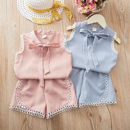 Conjunto para Menina - Colete e Calções