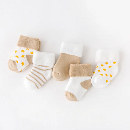5 Pares de Meias Infantis