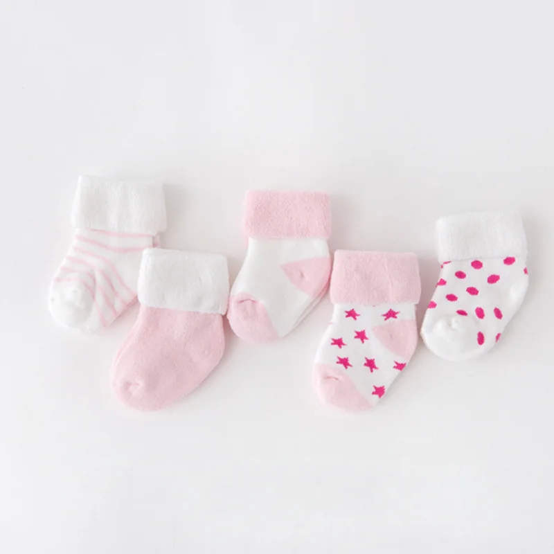 5 Pares de Meias Infantis