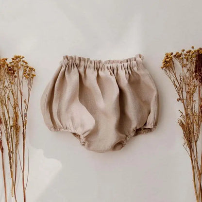 Vestido Tutu de 3 Camadas em Algodão e Linho para Bebé Menina