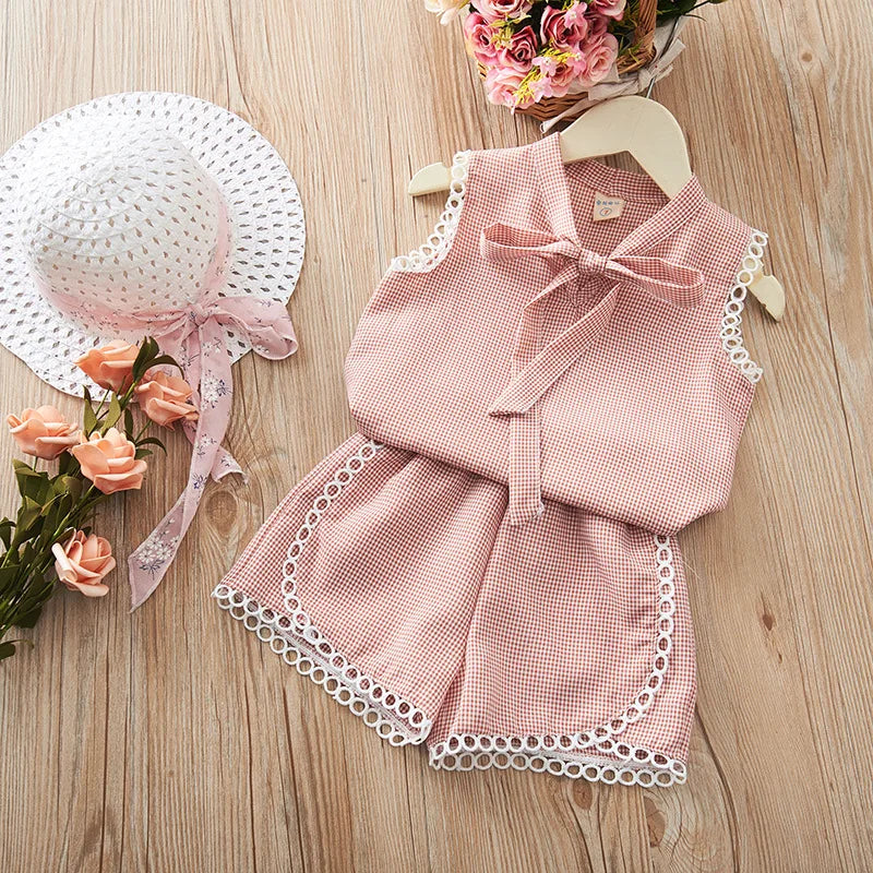 Conjunto para Menina - Colete e Calções