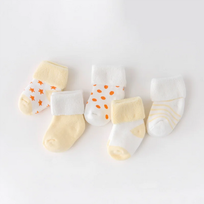 5 Pares de Meias Infantis