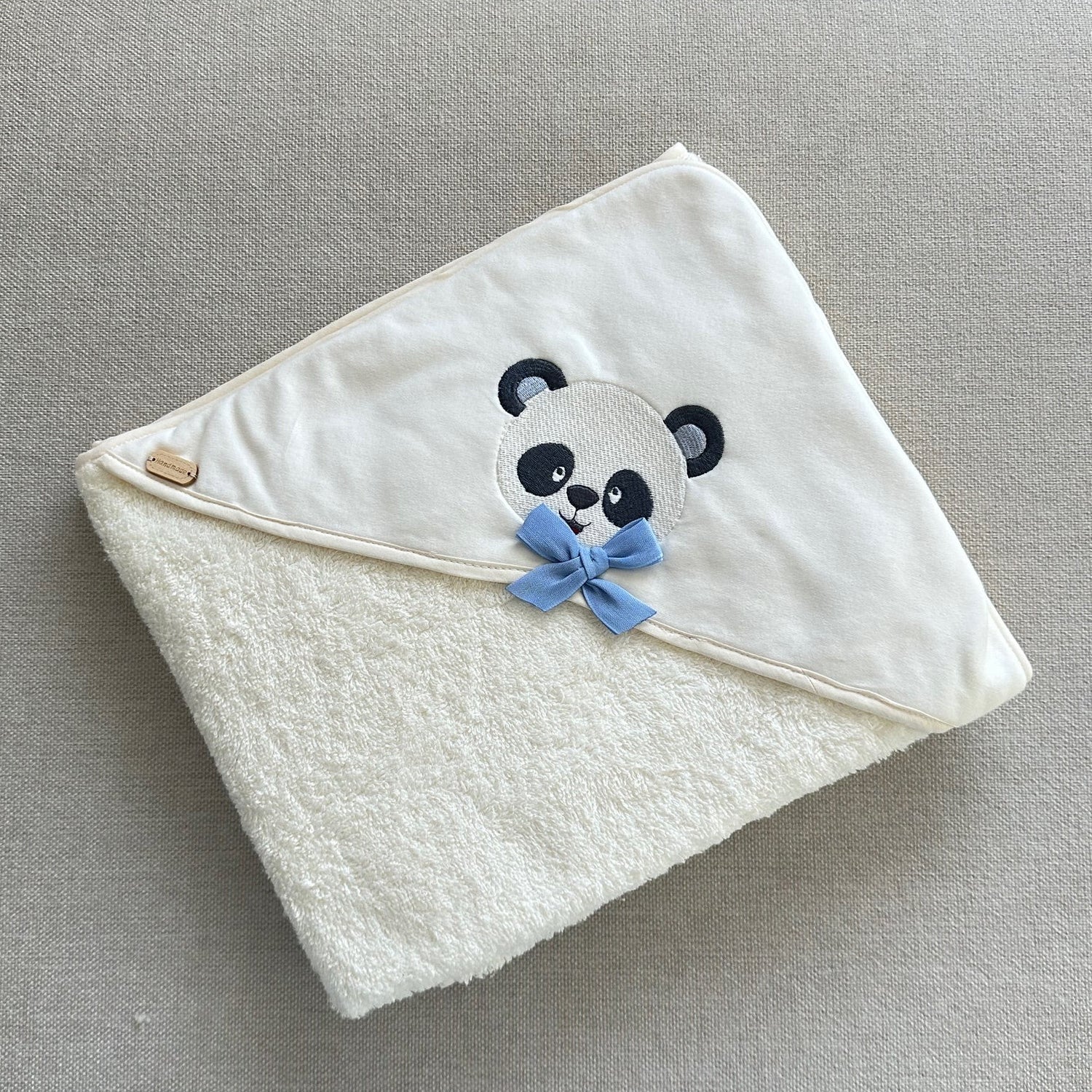Toalha de Banho Decorada Panda Para Bebé