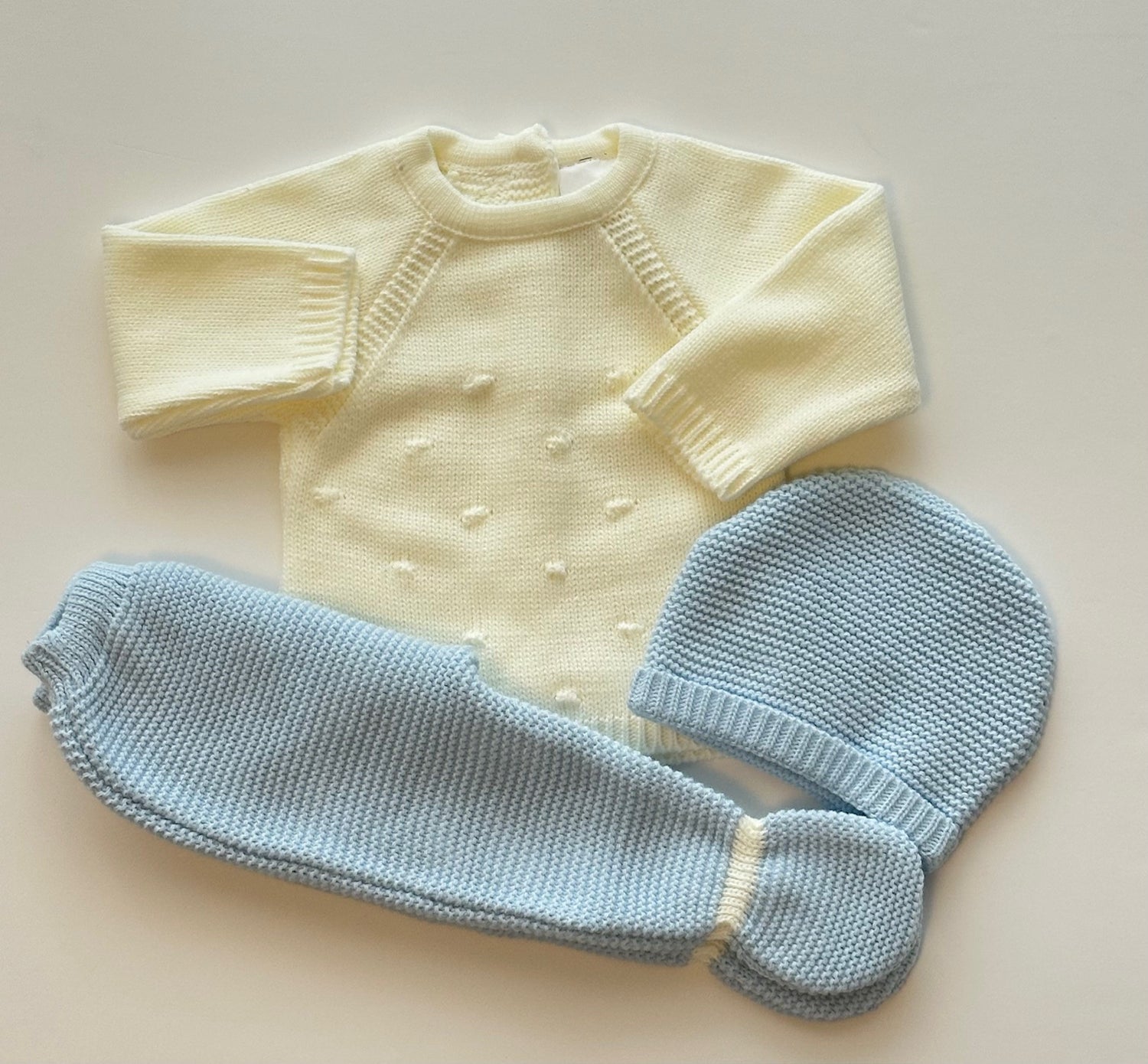 Conjunto de 3 Peças Para Bebé Azul Bebé