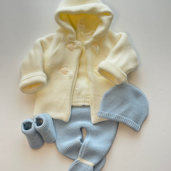 Conjunto de 3 Peças Para Bebé Azul Bebé