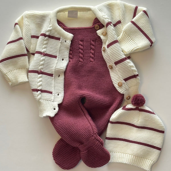 Conjunto de 3 Peças Para Bebé