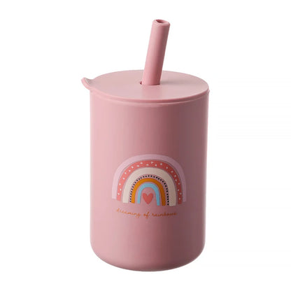 Caneca com Palhinha para Bebé em Silicone