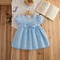 Vestido de Verão para Bebé Menina com Laço