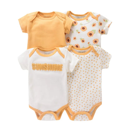 Conjunto de 4 Babygrows para Bebé