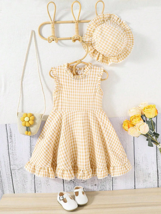 Vestido Sem Mangas Casual de Verão