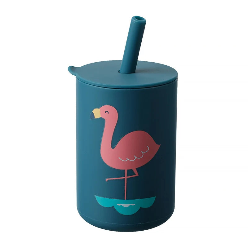 Caneca com Palhinha para Bebé em Silicone