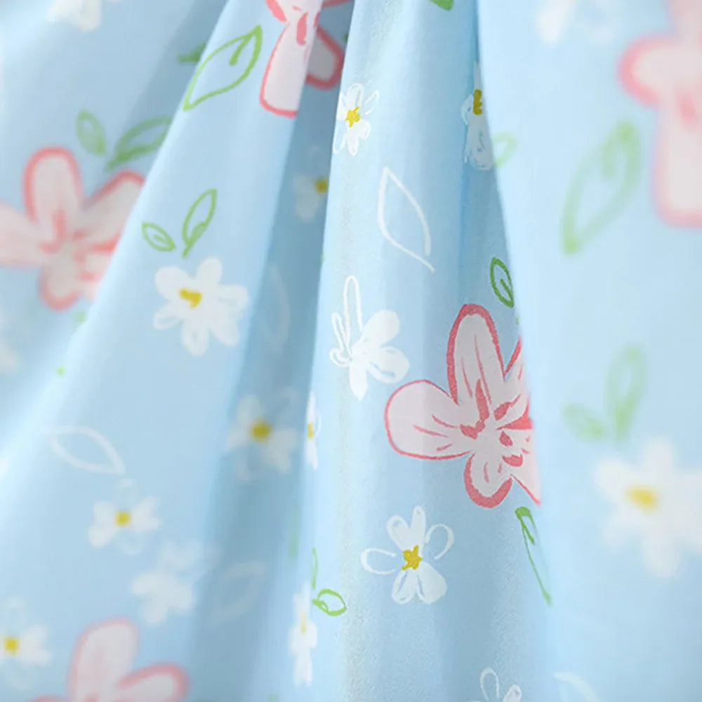 Conjunto 2 Peças para Menina - Top com Renda e Coelhinho + Calções Florais